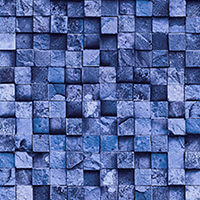Estampa de vinil modelo Stone Azul